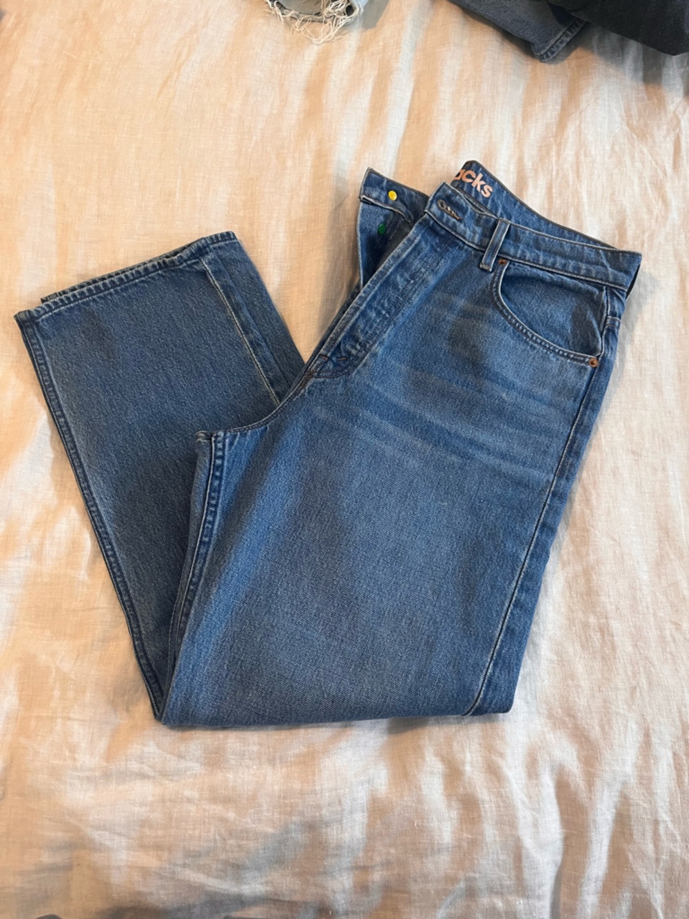 MOTHER Women Jeans Boyfriend in Medium Blue Denim